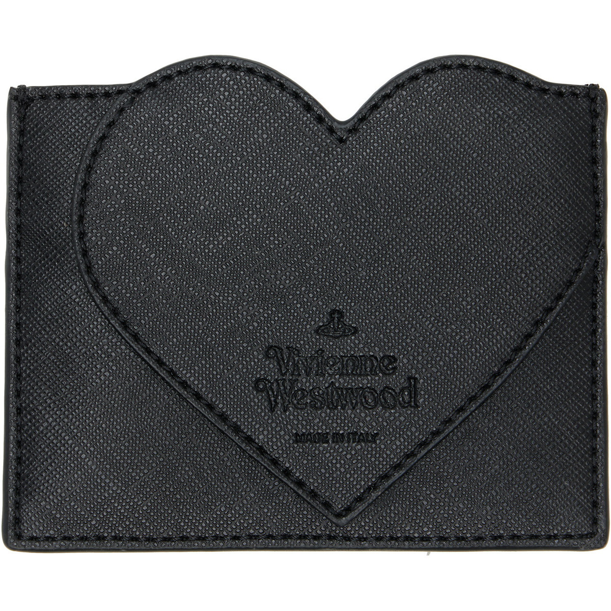 Vivienne Westwood Black Heart Card Holder
