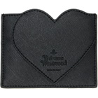 Vivienne Westwood Black Heart Card Holder