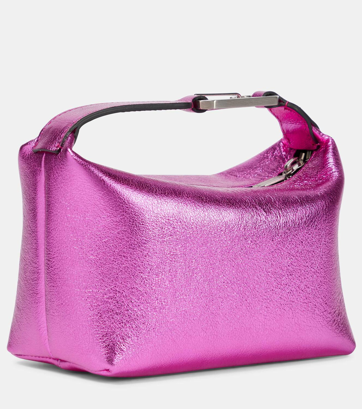 Eéra Moonbag metallic leather clutch