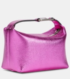 Eéra Moonbag metallic leather clutch