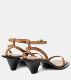 A. Emery Irving suede slingback sandals
