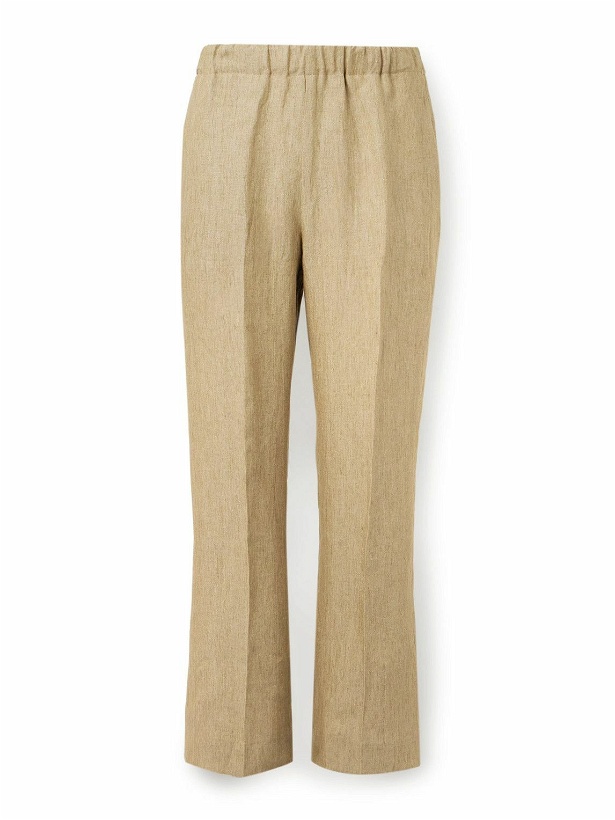 Photo: PIACENZA 1733 - Straight-Leg Linen Trousers - Neutrals