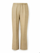 PIACENZA 1733 - Straight-Leg Linen Trousers - Neutrals