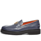 Vinnys Men's VINNY's x Soulland Palace Loafer in Midnight Blue Leather