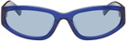 FLATLIST EYEWEAR Blue Veneda Carter Edition Daze Sunglasses