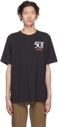 Levi's Black Printed T-Shirt