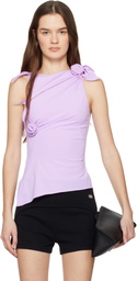 Coperni Purple Flower Top