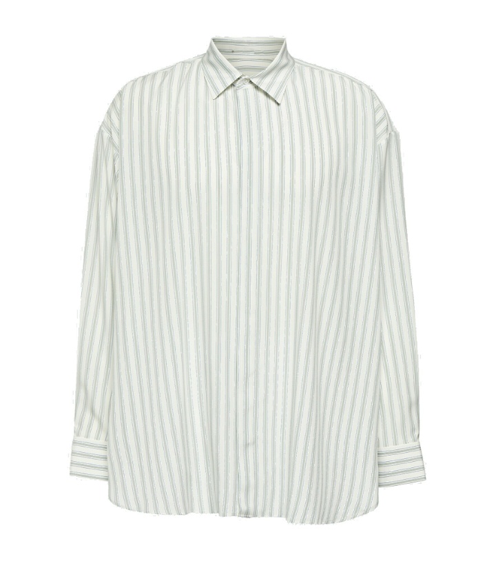 Photo: The Row - Sisco striped silk shirt
