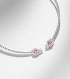 Yeprem Reign Supreme 18kt white gold choker with sapphire and diamonds