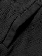 Folk - Signal Textured-Cotton Bomber Jacket - Black