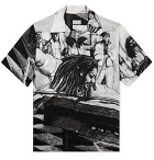 KAPITAL - Bob Marley Camp-Collar Printed Woven Shirt - White