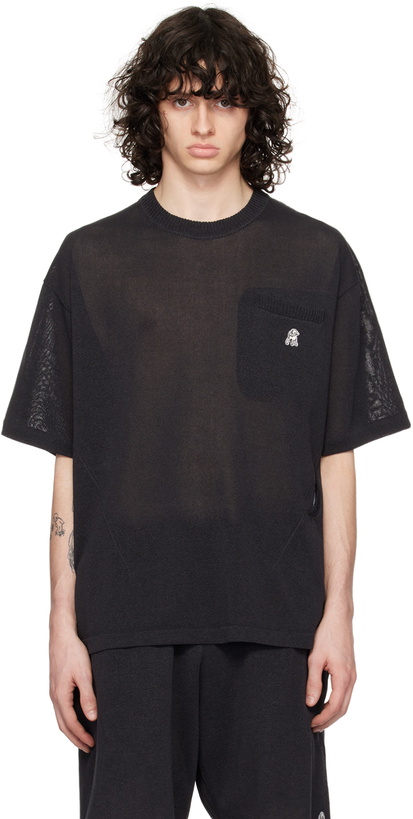 Photo: the Shepherd UNDERCOVER Black Appliqué T-Shirt