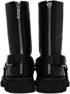 both Black Gao Harness Boots