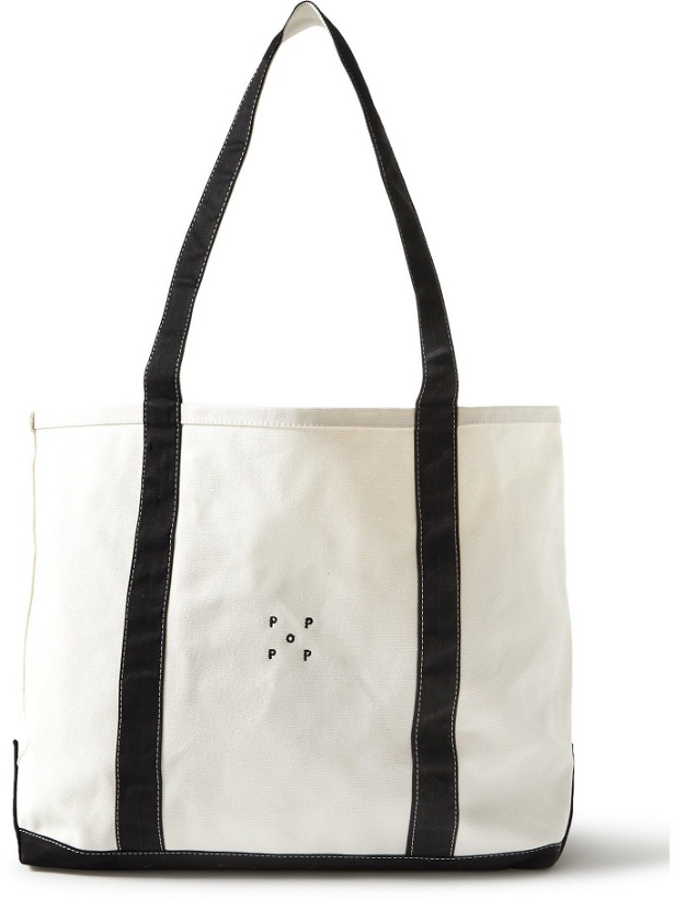 Photo: POP TRADING COMPANY - Miffy Logo-Embroidered Cotton-Canvas Tote Bag