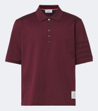 Thom Browne 4-Bar cotton polo shirt