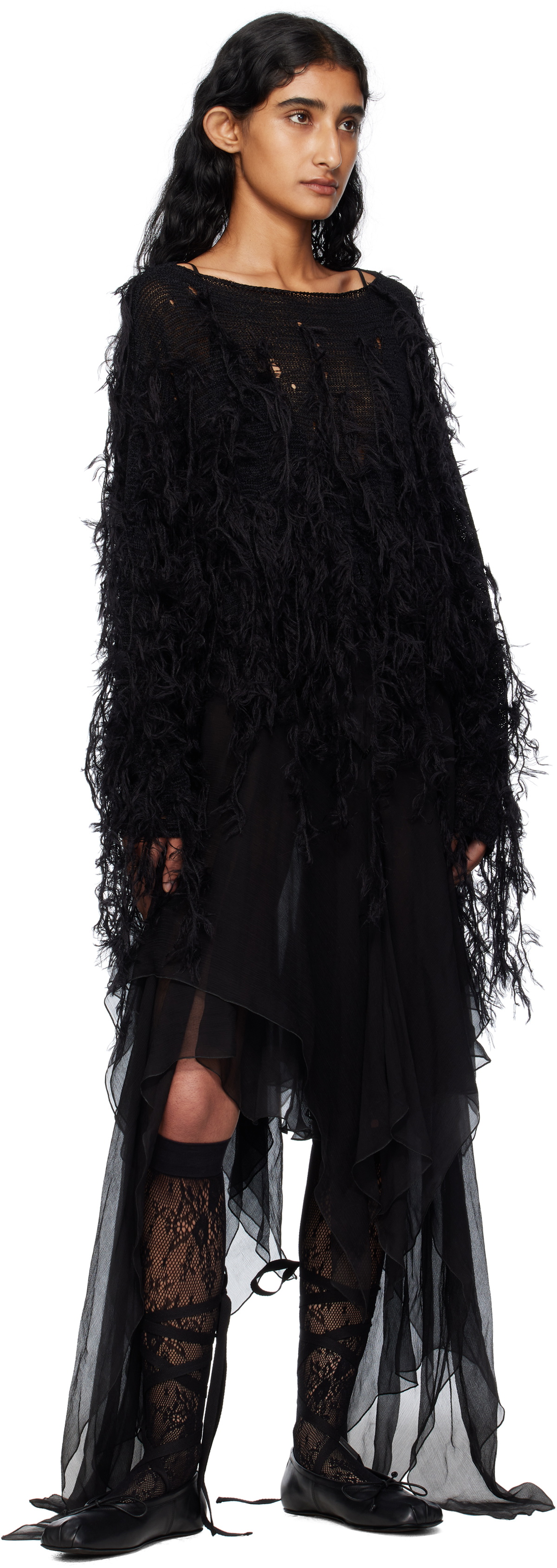 Ann Demeulemeester Black Vilta Sweater