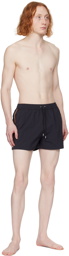 Paul Smith Black Artist Stripe Swim Shorts