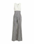 Alessia Santi Womens Jumpsuit Cream