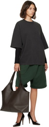 Entire Studios Black Heavy Boxy T-shirt