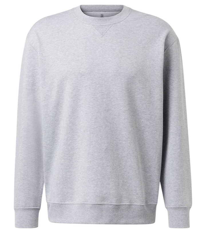 Photo: Brunello Cucinelli Cotton-blend sweatshirt