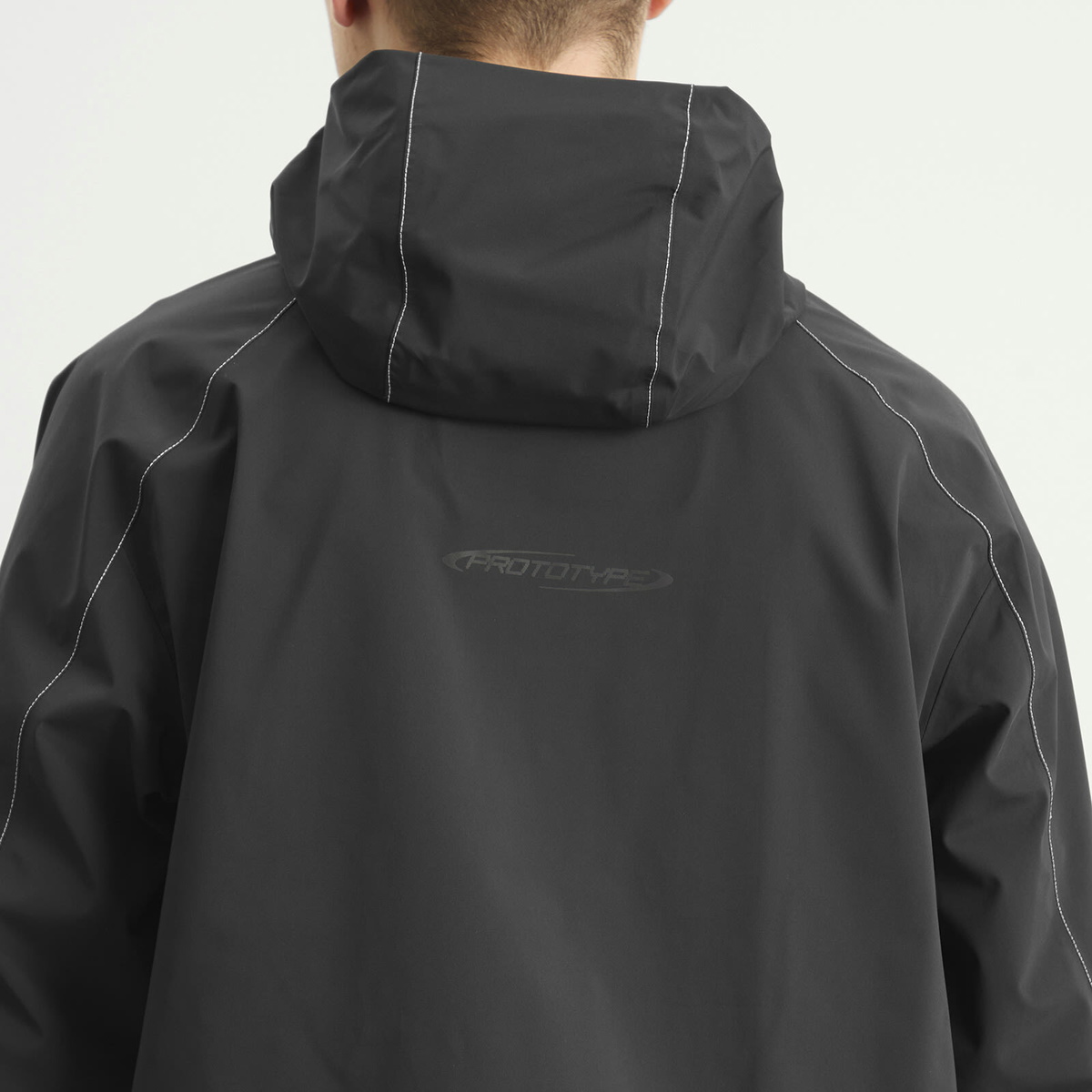 KA_YO_Prototype Men's 3-Layer Shell Jacket in Black