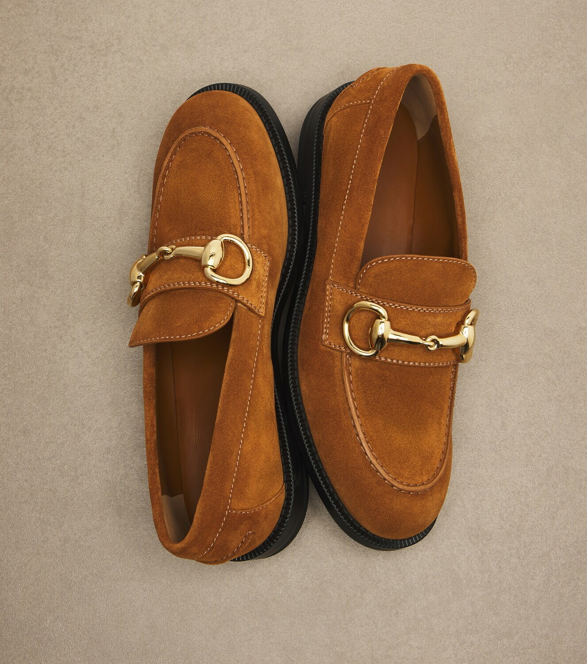 Gucci Horsebit suede loafers