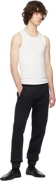 Entire Studios White Rib Tank Top