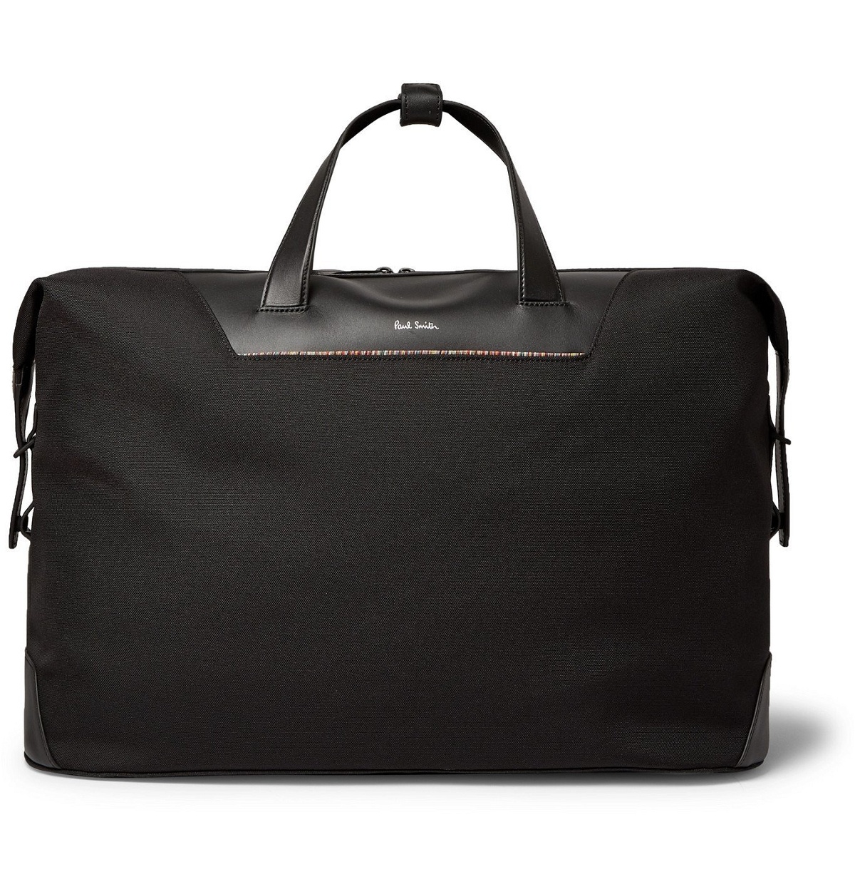 Paul Smith - Leather-Trimmed Nylon Holdall - Black Paul Smith