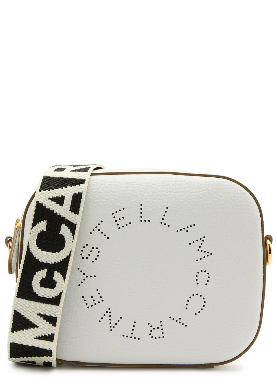 ショルダーバッグ・ポシェット STELLA MCCARTNEY STELLA LOGO SMALL CAMERA BAG Stella Mccartney Stella Logo Small Camera bag - White - One