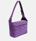 The Attico 7/7 suede shoulder bag