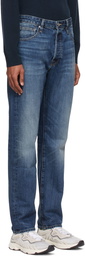 Frame Blue Relaxed Straight Jeans