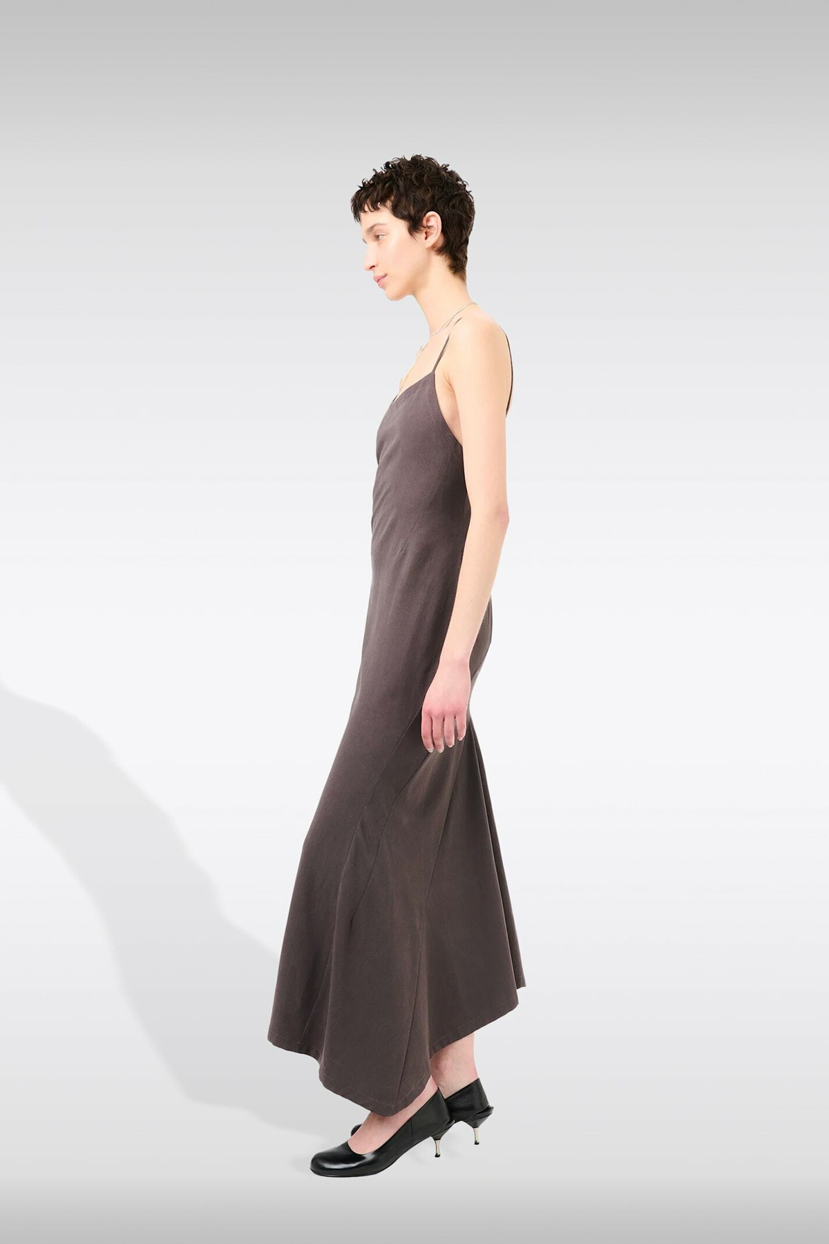 【送料&関税込】Our Legacy Naiad Dress Chocoalte Brown Lyoce Our Legacy - Naiad Dress Chocolate Plum Rustic Lyocell