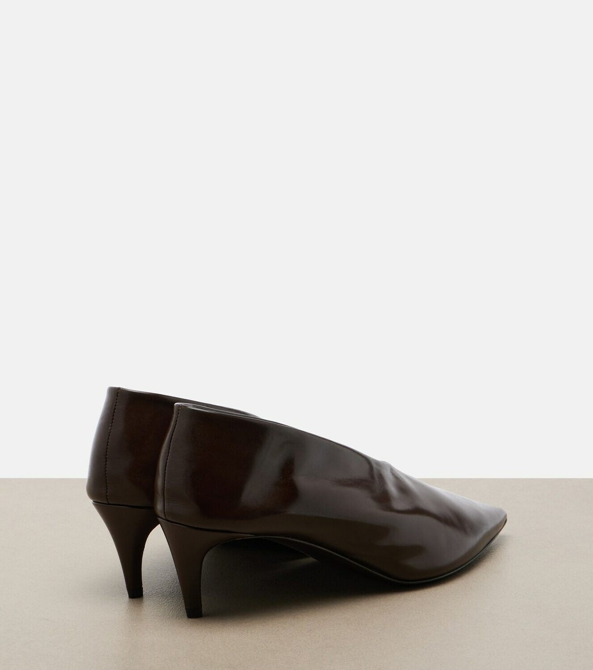 Khaite Miriam leather pumps