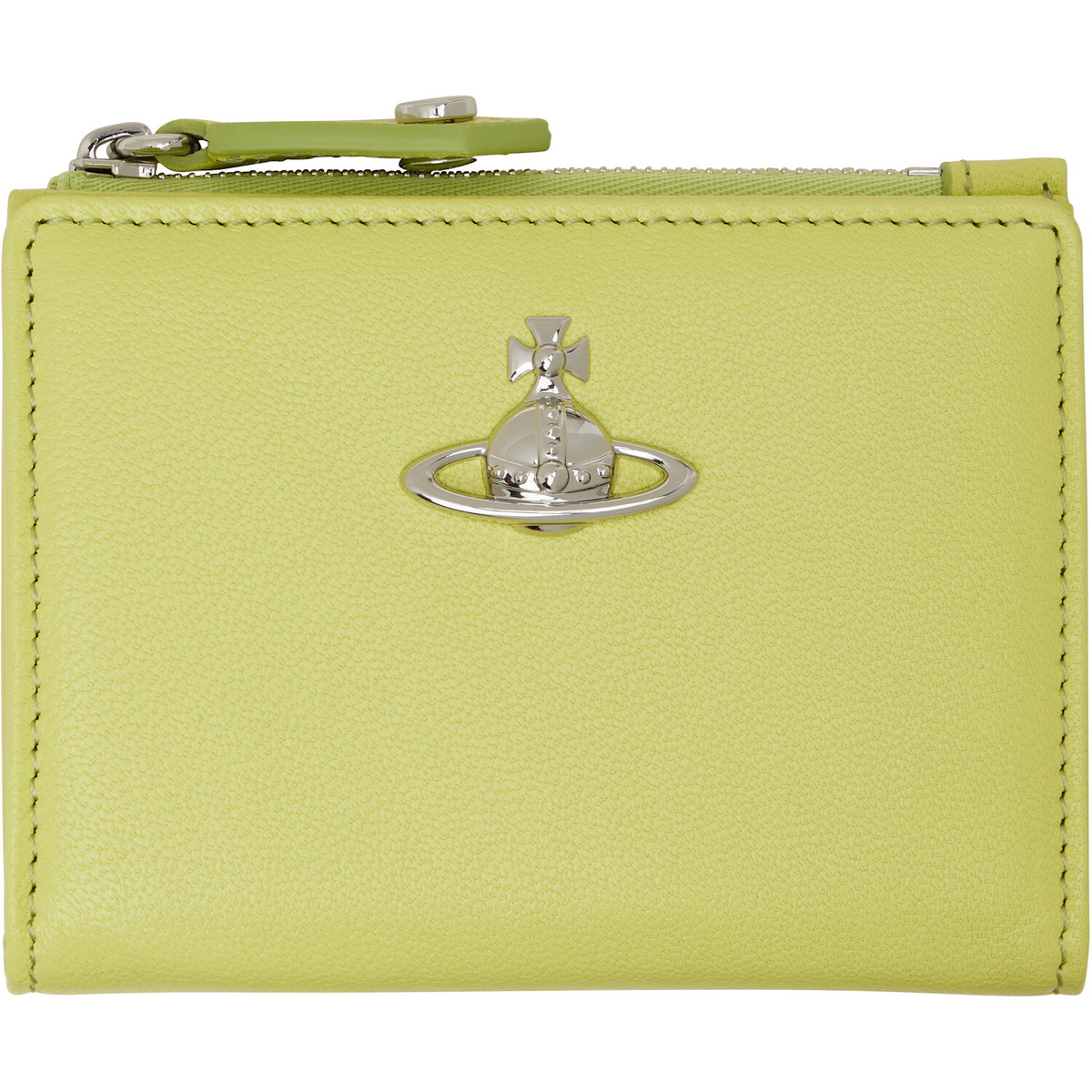 Vivienne Westwood Green Slim Flap Card Holder