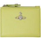 Vivienne Westwood Green Slim Flap Card Holder