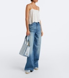 Chloé Pointelle cotton top