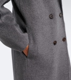 Lisa Yang Double-breasted wool and cashmere coat