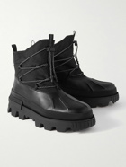 Moncler - Mallard Nylon and Leather Boots - Black