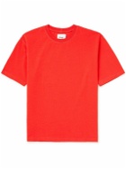 Drake's - Boxy Cotton-Jersey T-Shirt - Red