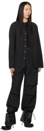 Dion Lee Black Rivet Denim Jacket