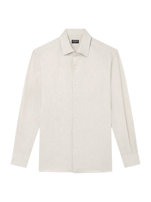 Photo: Zegna - Linen Shirt - Neutrals