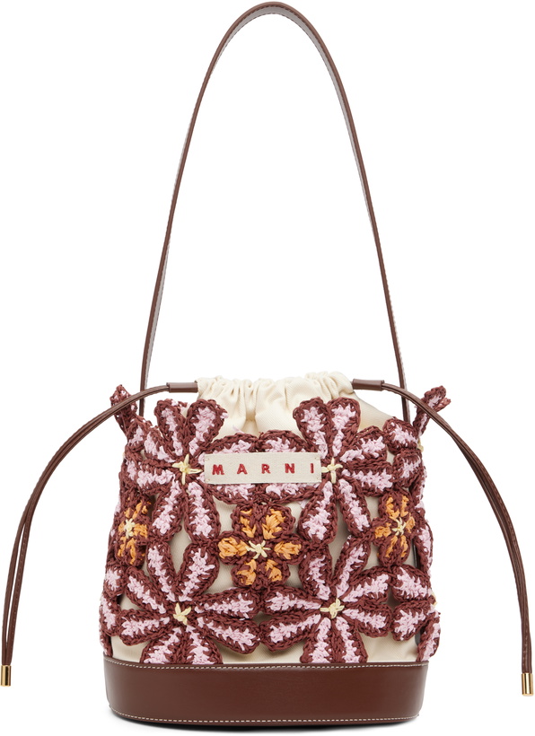Photo: Marni Burgundy Flower Bucket Bag