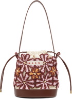 Marni Burgundy Flower Bucket Bag