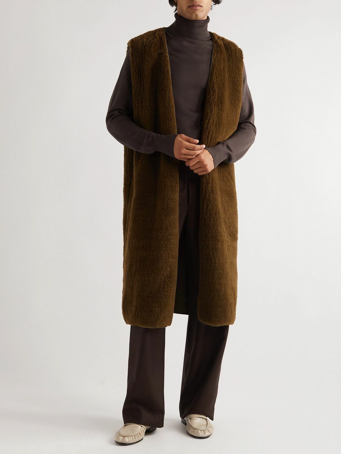 THE ROW Emilio Silk and Linen-Blend Twill Coat for Men