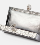 Aquazzura Tequila crystal-embellished clutch