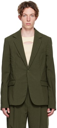 Dion Lee Green Puncture Blazer