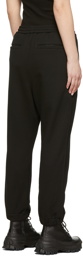 Juun.J Black Jersey Lounge Pants