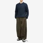 Merely Made Men's Melange Mohair Knit in Denim Blue