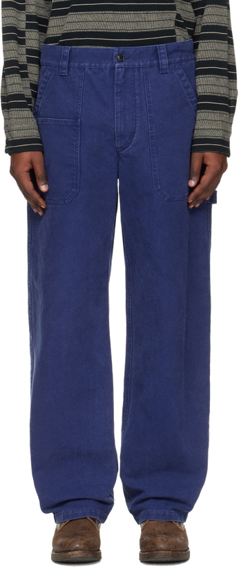 Photo: Isabel Marant Blue Albo Trousers