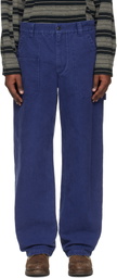 Isabel Marant Blue Albo Trousers